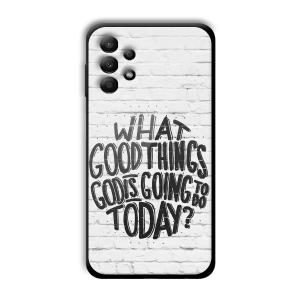 Good Thinks Customized Printed Glass Back Cover for Samsung Galaxy A13