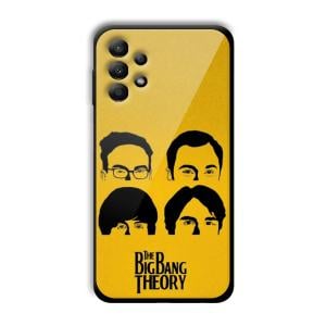 Yellow Theme Customized Printed Glass Back Cover for Samsung Galaxy A13