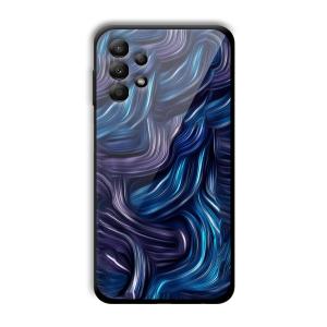Blue Waves Customized Printed Glass Back Cover for Samsung Galaxy A13