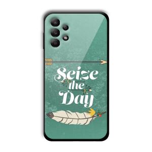 Seize the Day Customized Printed Glass Back Cover for Samsung Galaxy A13