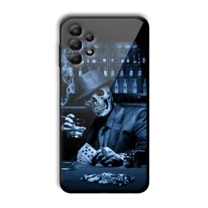 Scary Man Customized Printed Glass Back Cover for Samsung Galaxy A13