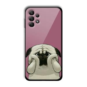 Chubby Dogo Customized Printed Glass Back Cover for Samsung Galaxy A13