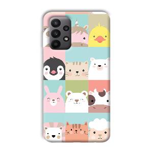 Kittens Phone Customized Printed Back Cover for Samsung Galaxy A23