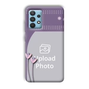 Lilac Pattern Customized Printed Back Cover for Samsung Galaxy A32