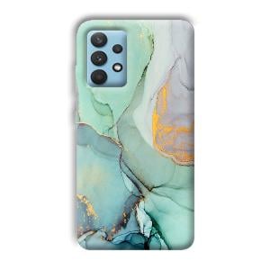 Green Marble Phone Customized Printed Back Cover for Samsung Galaxy A32