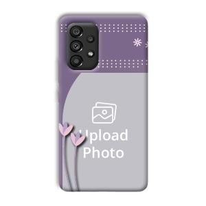 Lilac Pattern Customized Printed Back Cover for Samsung Galaxy A53 5G