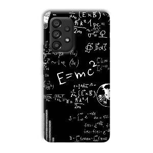 E is Equal To MC2 Phone Customized Printed Back Cover for Samsung Galaxy A53 5G