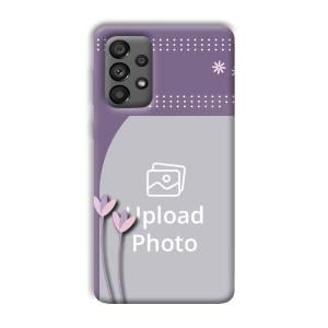 Lilac Pattern Customized Printed Back Cover for Samsung Galaxy A73 5G