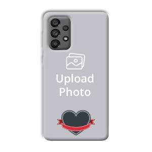 Heart Customized Printed Back Cover for Samsung Galaxy A73 5G