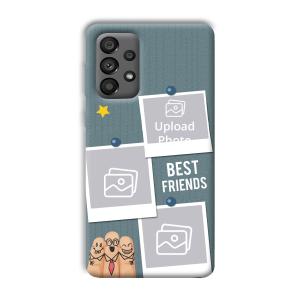 Best Friends Customized Printed Back Cover for Samsung Galaxy A73 5G