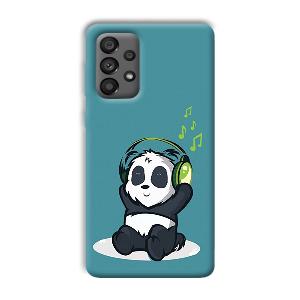 Panda  Phone Customized Printed Back Cover for Samsung Galaxy A73 5G