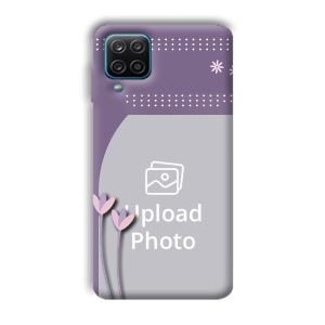 Lilac Pattern Customized Printed Back Cover for Samsung Galaxy M12