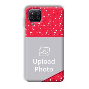 Dark Pink Customized Printed Back Cover for Samsung Galaxy M12