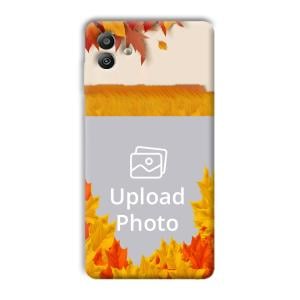 Maple Leaves Customized Printed Back Cover for Samsung Galaxy M13 5G
