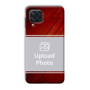 Solid Red Customized Printed Back Cover for Samsung Galaxy M32 4G