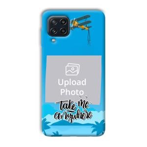 Take Me Anywhere Travel Customized Printed Back Cover for Samsung Galaxy M32 4G