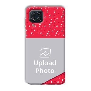 Dark Pink Customized Printed Back Cover for Samsung Galaxy M32 4G