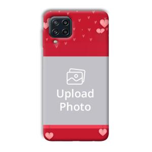 Red Pink  Customized Printed Back Cover for Samsung Galaxy M32 4G