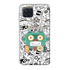 Animated Robot Phone Customized Printed Back Cover for Samsung Galaxy M32 4G