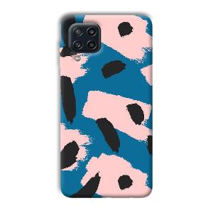Black Dots Pattern Phone Customized Printed Back Cover for Samsung Galaxy M32 4G