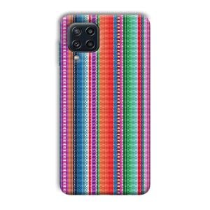 Fabric Pattern Phone Customized Printed Back Cover for Samsung Galaxy M32 4G