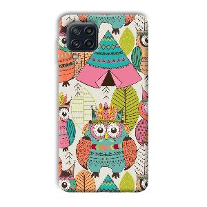 Fancy Owl Phone Customized Printed Back Cover for Samsung Galaxy M32 4G