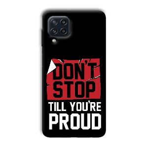 Don't Stop Phone Customized Printed Back Cover for Samsung Galaxy M32 4G