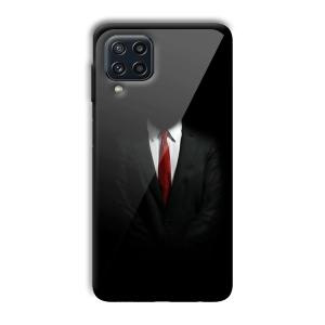 Hitman Customized Printed Glass Back Cover for Samsung Galaxy M32 4G