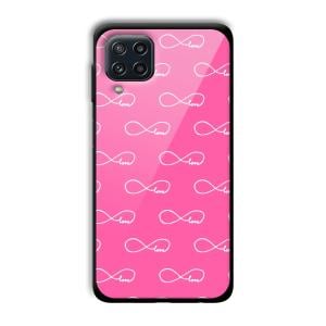 Infinite Love Customized Printed Glass Back Cover for Samsung Galaxy M32 4G