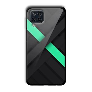 Green Cross Customized Printed Glass Back Cover for Samsung Galaxy M32 4G