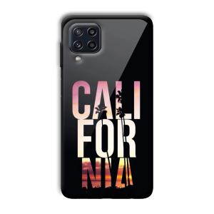 California Customized Printed Glass Back Cover for Samsung Galaxy M32 4G