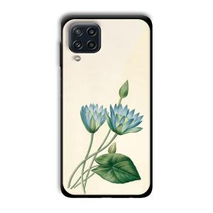 Flowers Customized Printed Glass Back Cover for Samsung Galaxy M32 4G
