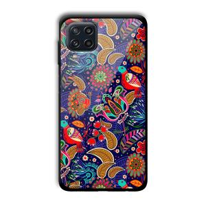Animal Sketches Customized Printed Glass Back Cover for Samsung Galaxy M32 4G