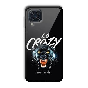 Go Crazy Customized Printed Glass Back Cover for Samsung Galaxy M32 4G