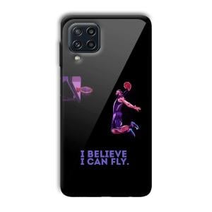 I Believe Customized Printed Glass Back Cover for Samsung Galaxy M32 4G