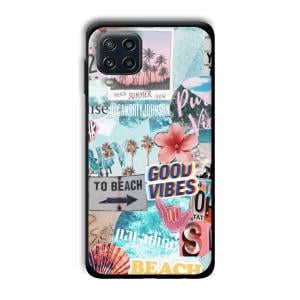 To the Beach Customized Printed Glass Back Cover for Samsung Galaxy M32 4G