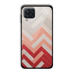 Light Red Customized Printed Glass Back Cover for Samsung Galaxy M32 4G