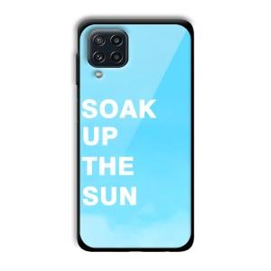 Soak Up The Sun Customized Printed Glass Back Cover for Samsung Galaxy M32 4G