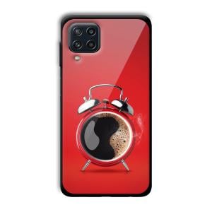 Morning Coffee Customized Printed Glass Back Cover for Samsung Galaxy M32 4G