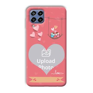 Love Birds Design Customized Printed Back Cover for Samsung Galaxy M33 5G
