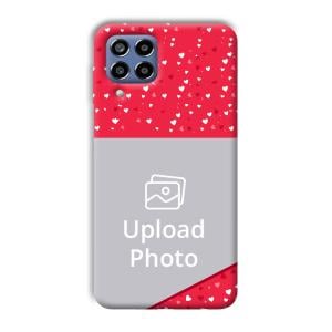 Dark Pink Customized Printed Back Cover for Samsung Galaxy M33 5G