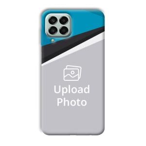 Blue Black Customized Printed Back Cover for Samsung Galaxy M53
