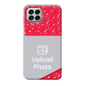 Dark Pink Customized Printed Back Cover for Samsung Galaxy M53
