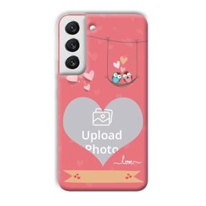 Love Birds Design Customized Printed Back Cover for Samsung Galaxy S22