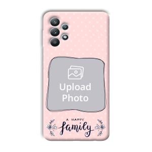 Happy Family Customized Printed Back Cover for Samsung Galaxy M32 5G
