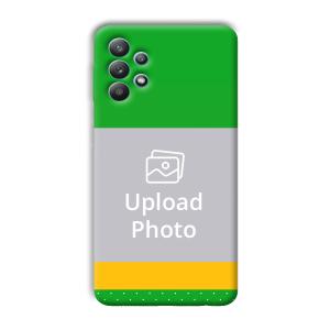 Green Yellow Customized Printed Back Cover for Samsung Galaxy M32 5G