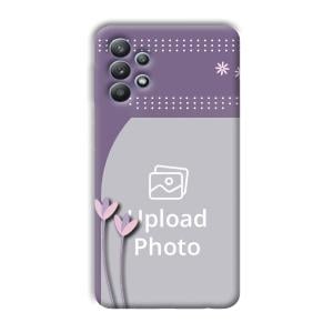 Lilac Pattern Customized Printed Back Cover for Samsung Galaxy M32 5G