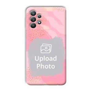 Sparkly Pink Customized Printed Back Cover for Samsung Galaxy M32 5G