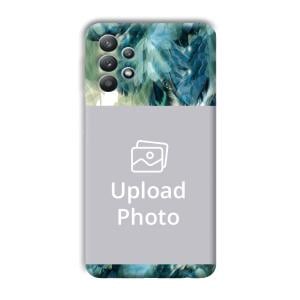 Peacock's Feathers Customized Printed Back Cover for Samsung Galaxy M32 5G