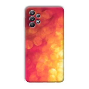 Red Orange Phone Customized Printed Back Cover for Samsung Galaxy M32 5G